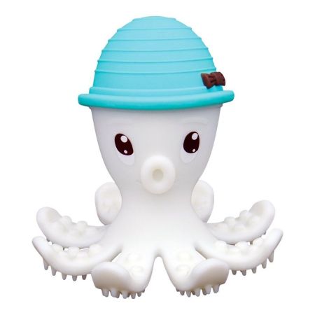 Inel gingival din silicon Octopus, Albastru