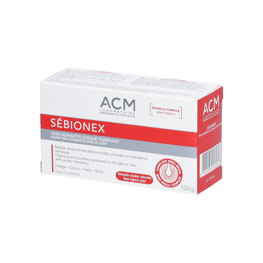 Sapun dermatologic pentru piele grasa Sebionex, 100 g, ACM