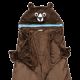 Paturica cu gluga Bear, 145x110 cm, 1 buc, Zoocchini 517248