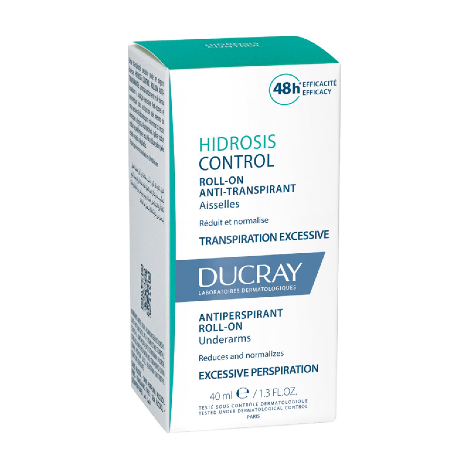 Roll-on anti-perspirant Hidrosis Control, 40 ml, Ducray