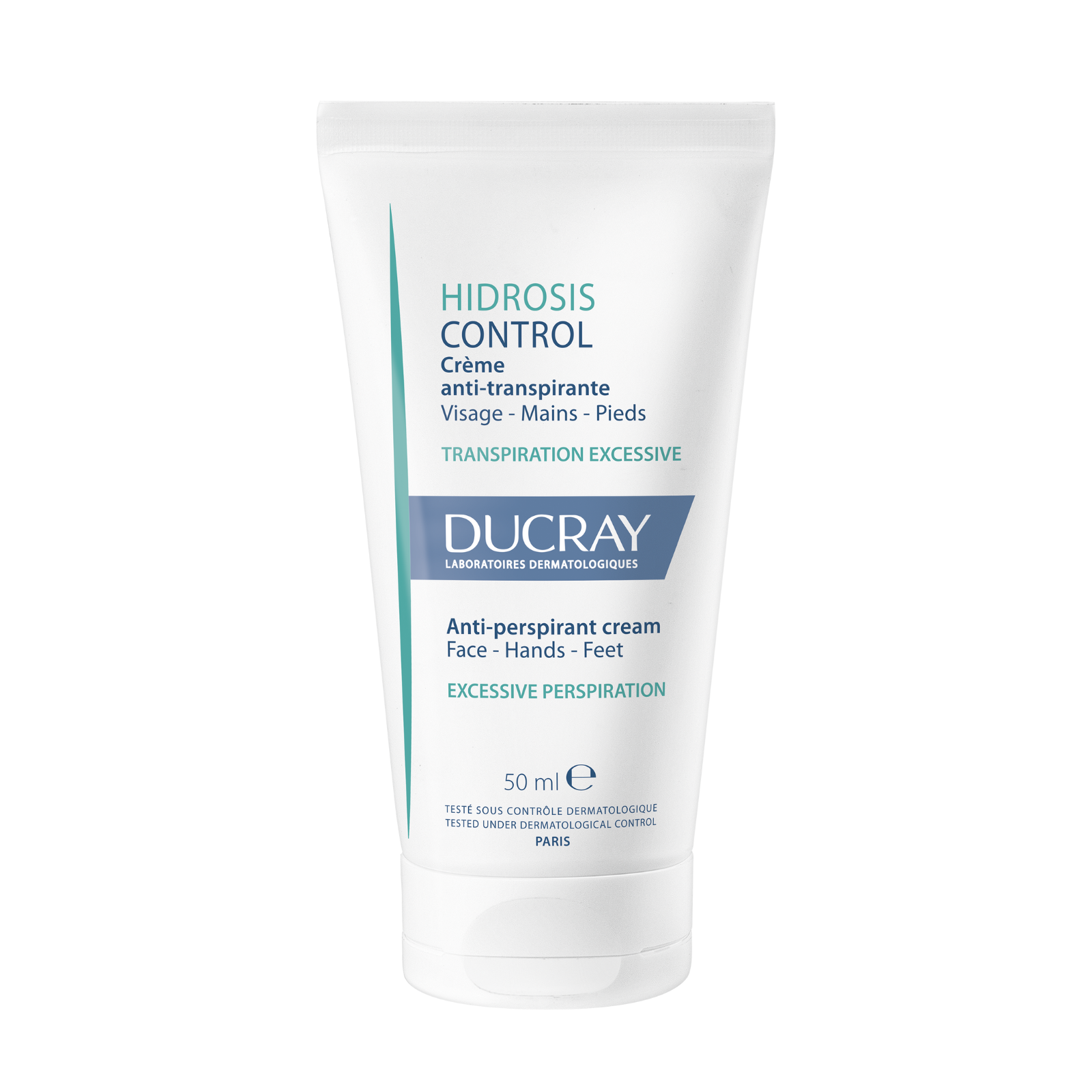 Crema antiperspiranta pentru fata, maini si picioare Hidrosis Control, 50 ml, Ducray