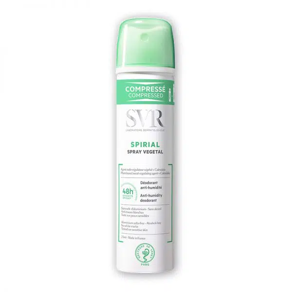 Spray antiperspirant vegetal Spirial, 75 ml, SVR
