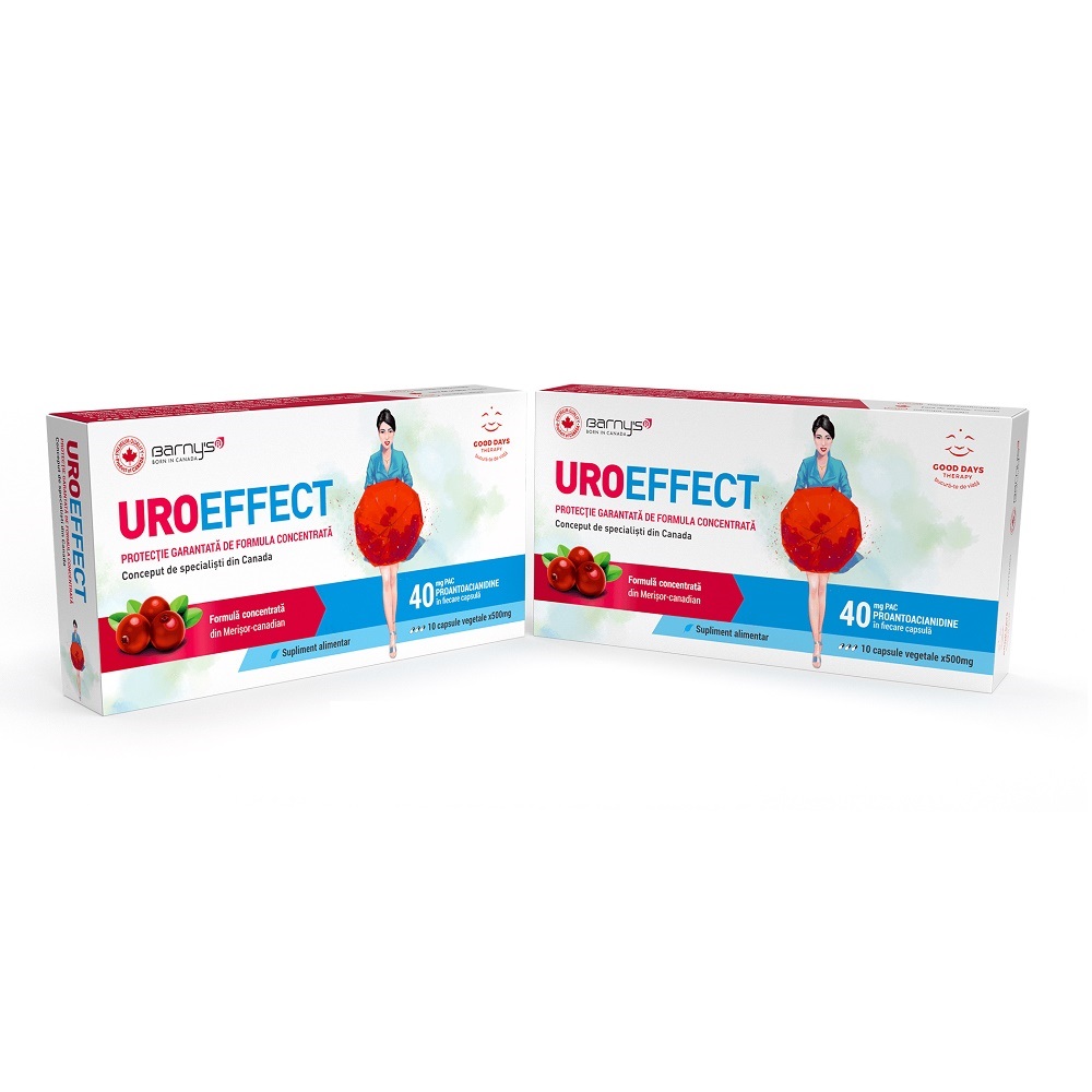 Pachet UroEffect, 10 + 10 capsule, Good Days Therapy
