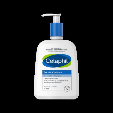 Gel de curatare pentru fata cu tenul normal sau gras Cetaphil, 236 ml, Galderma