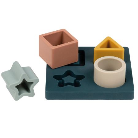 joc puzzle cu forme geometrice nattou