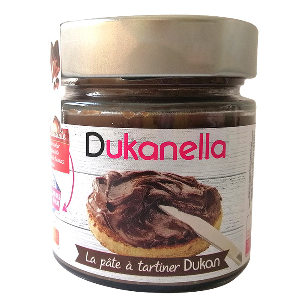 Crema tartinabila de ciocolata Dukanella, 220 g, Dukan