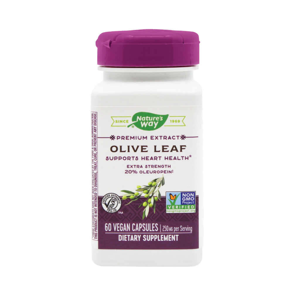 Olive Leaf 20% Nature's Way, 60 capsule vegetale, Secom