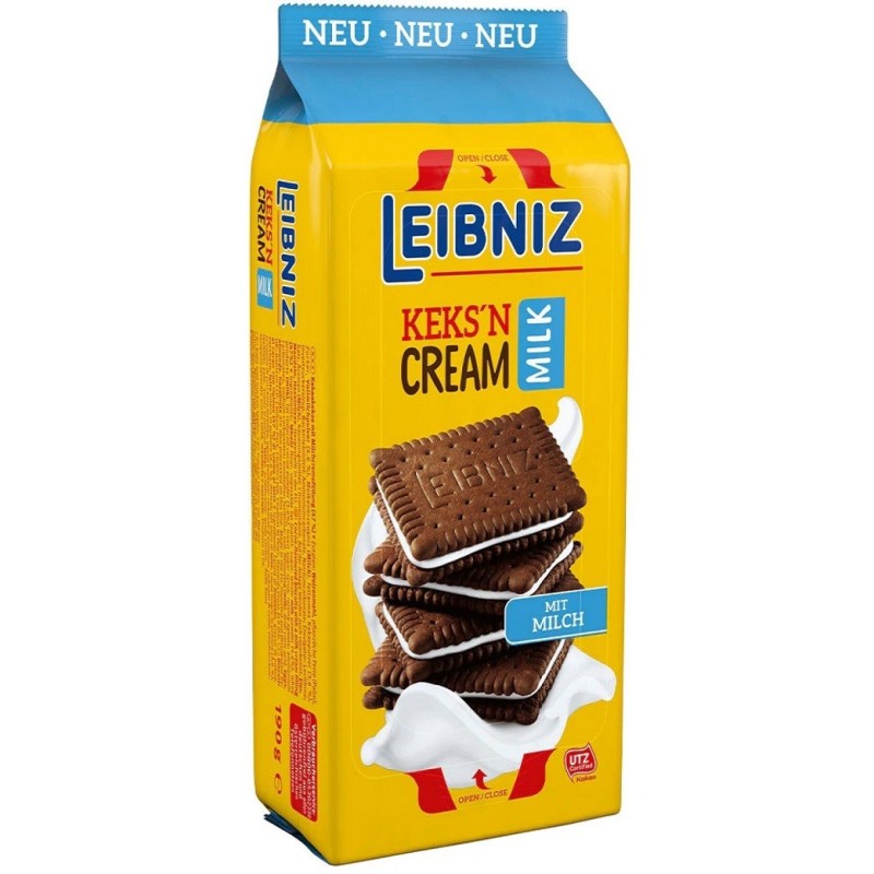 Biscuiti Kek'n Cream Milk, 190 g, Leibniz