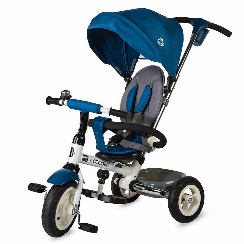 Tricicleta pliabila multifuctionala pentru copii Urbio Air, Albastru, Coccolle 440980