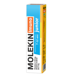Molekin Imuno Junior, 7-12 ani, 20 comprimate efervescente, Zdrovit