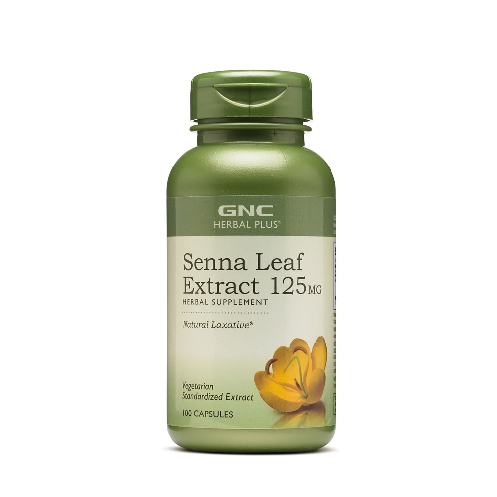 Extract din frunze de Senna, 125 mg (195612), 100 capsule, GNC