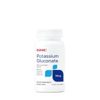 Guconat de potasiu 99 mg Potassium Gluconate, 100 tablete, GNC
