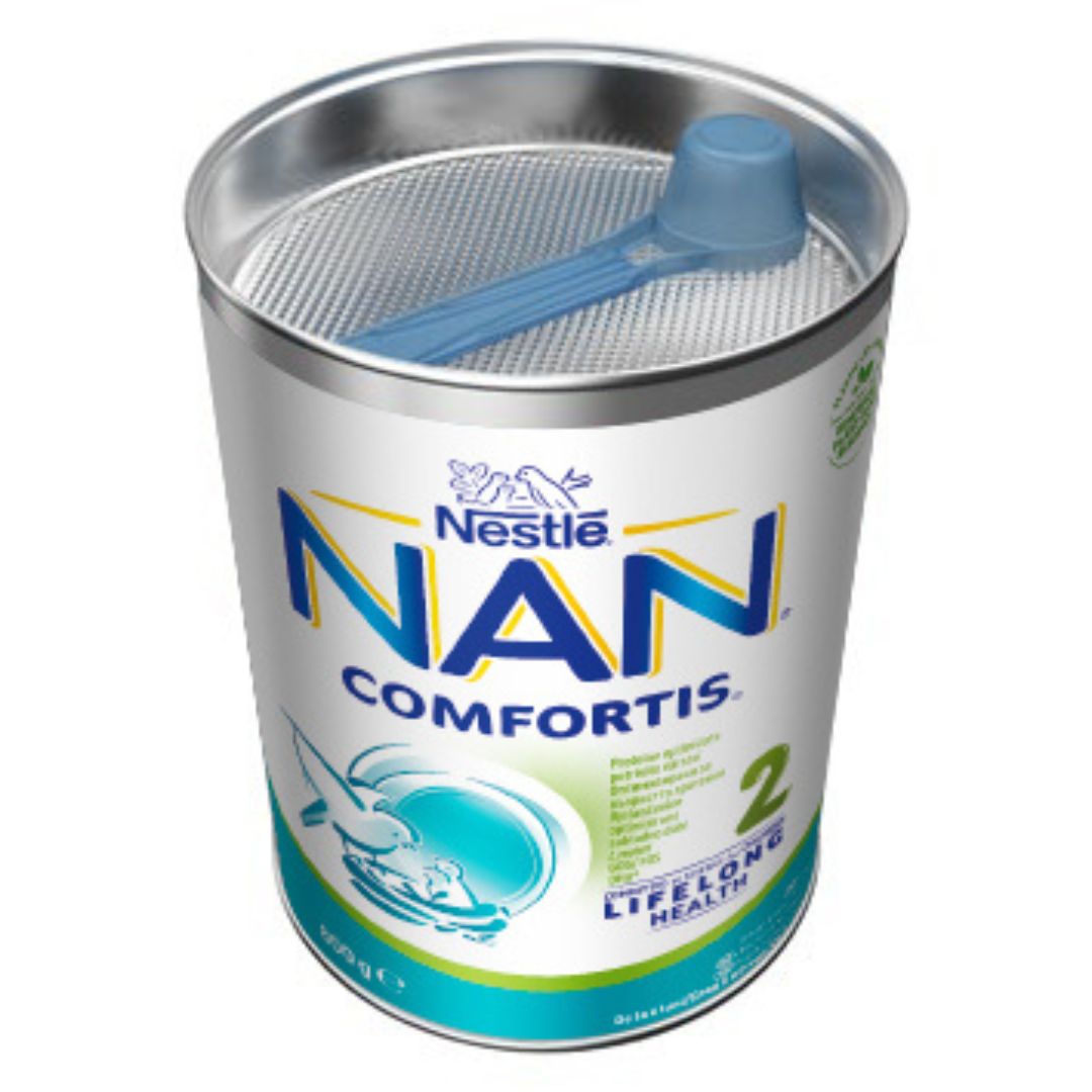 Pachet formula lapte de continuare Nan 2 Comfortis, +6 luni, 3x800 g, Nestle 534487