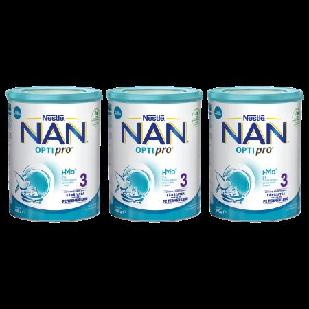 Pachet formula lapte Nan 3 Optipro HMO, +1 an