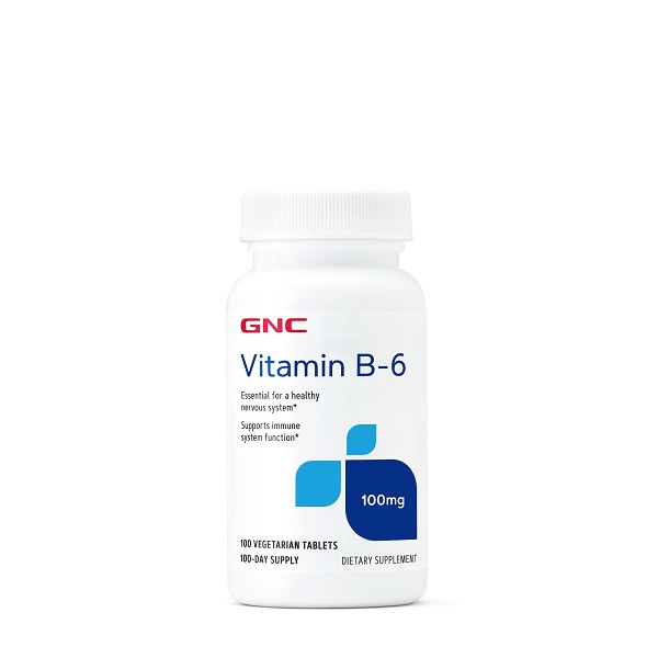 Vitamina B-6 100 mg, 100 tablete, GNC