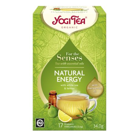 Ceai ecologic cu uleiuri esentiale Natural Energy For the Senses