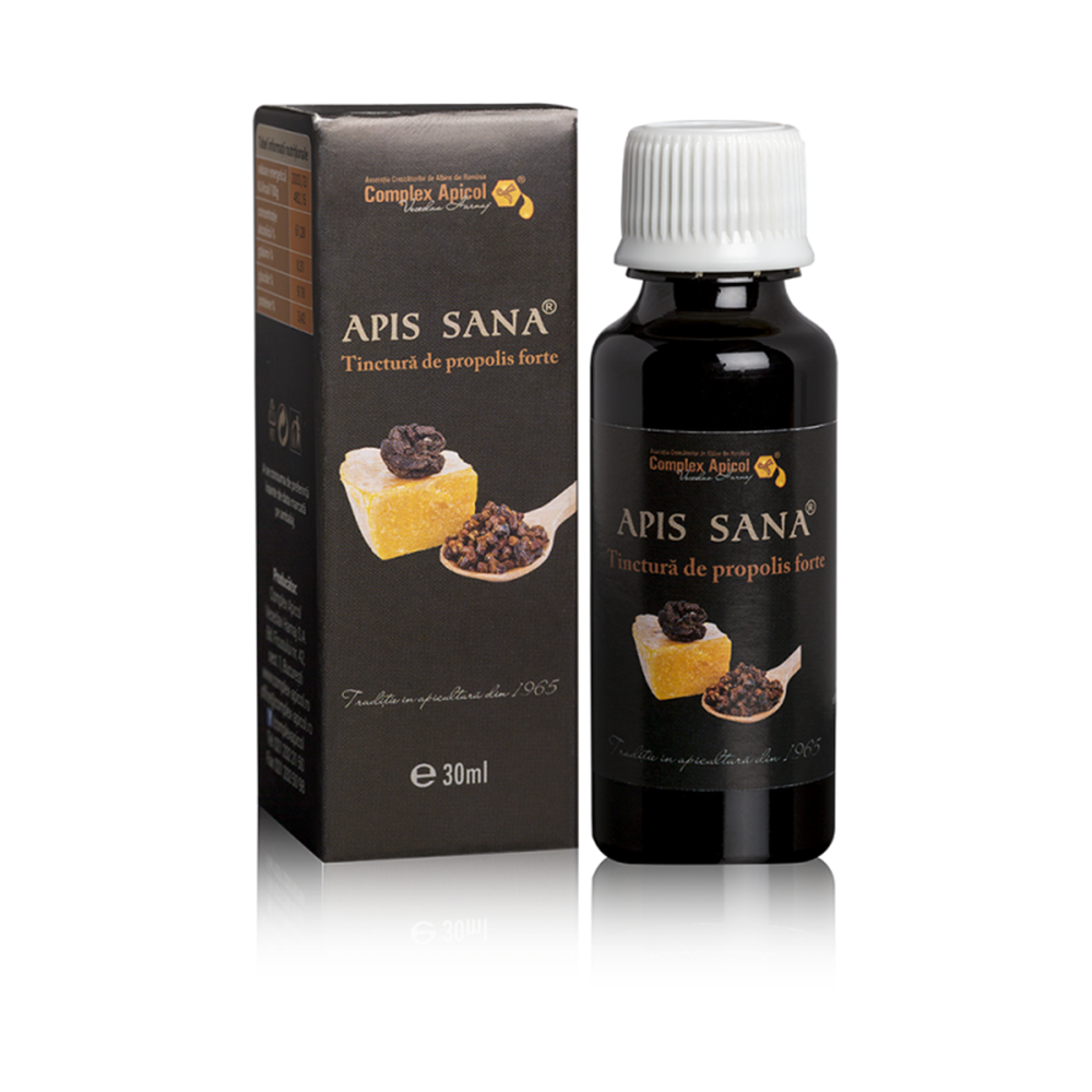 Tinctura de propolis forte 30% Apis Sana, 30 ml, Complex Apicol