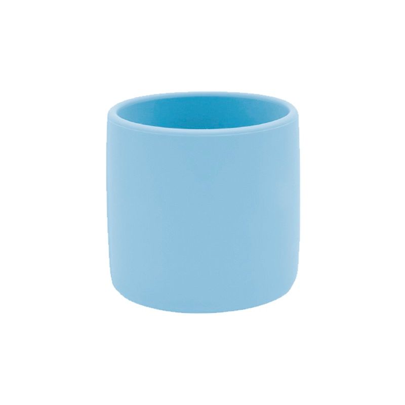 Pahar din silicon Mini Cup, Mineral Blue, Minikoioi