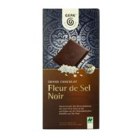 Ciocolata Bio neagra Fleur de Sel Noir, 100 g, Gepa