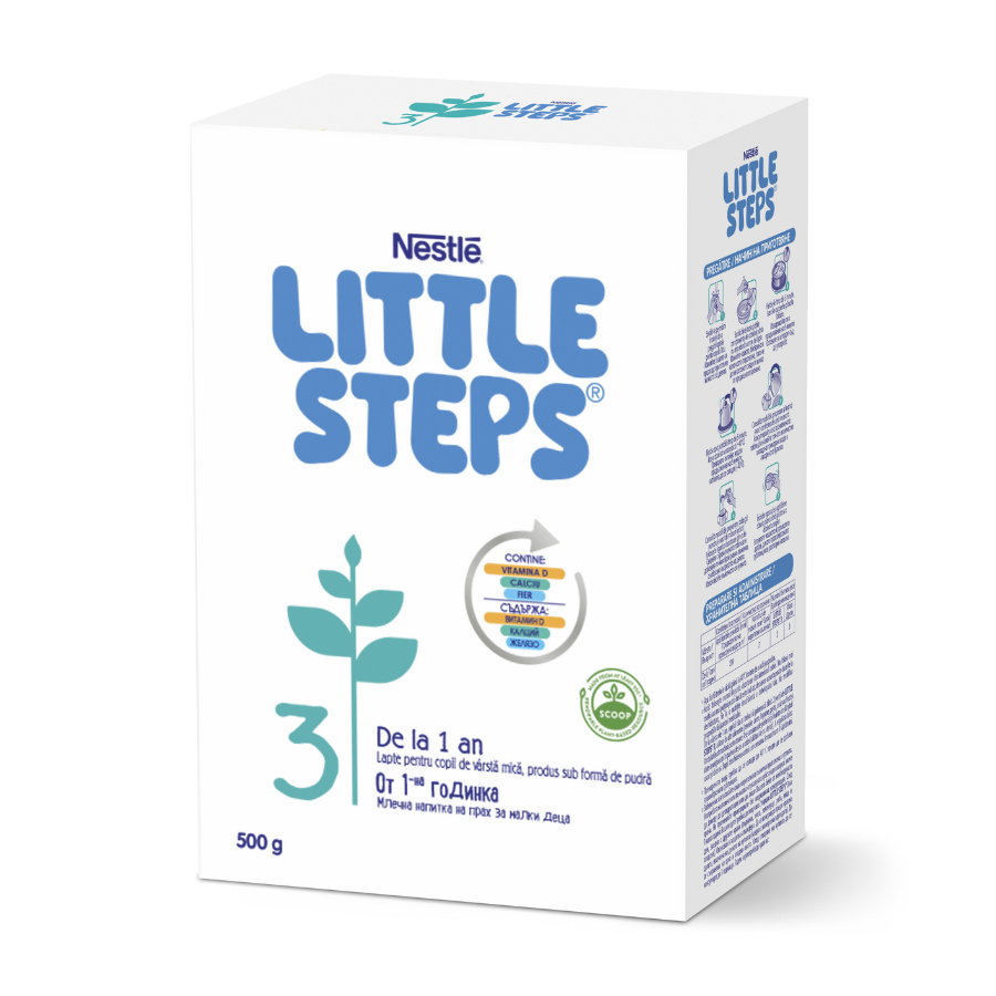 Lapte pentru copii cu varsta mica Little Steps, +1 an, 500 g, Nestle