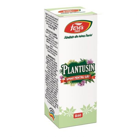 Spray pentru gat Plantusin, 20 ml