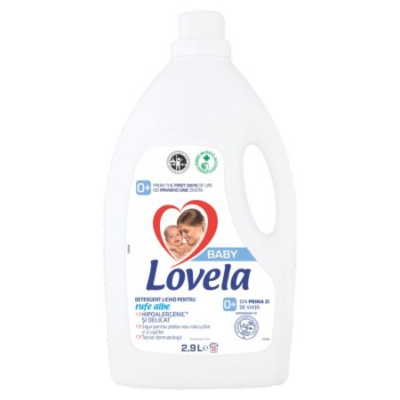 Detergent lichid pentru rufe albe Lovela Baby, 2.9 Litri