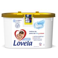 Detergent capsule pentru rufe albe si colorate, 12 capsule, Lovela Baby