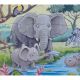 Puzzle tip rama Animale din Africa, +3 ani, 15 piese, Ravensburger 523338