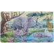 Puzzle tip rama Animale din Africa, +3 ani, 15 piese, Ravensburger 523339