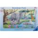 Puzzle tip rama Animale din Africa, +3 ani, 15 piese, Ravensburger 523337