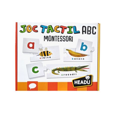 Joc tactil ABC romana Montessori