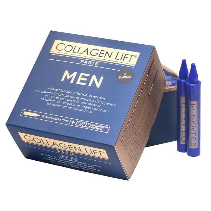 Colagen hidrolizat buvabil pentru barbati, 28 fiole, Collagen Lift