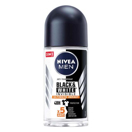 Deodorant roll-on pentru barbati Black & White Ultimate Impact