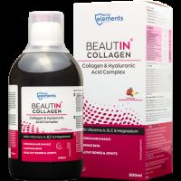 Acid Hialuronic cu capsuni si vanilie Beautin Collagen, 500 ml, My Elements