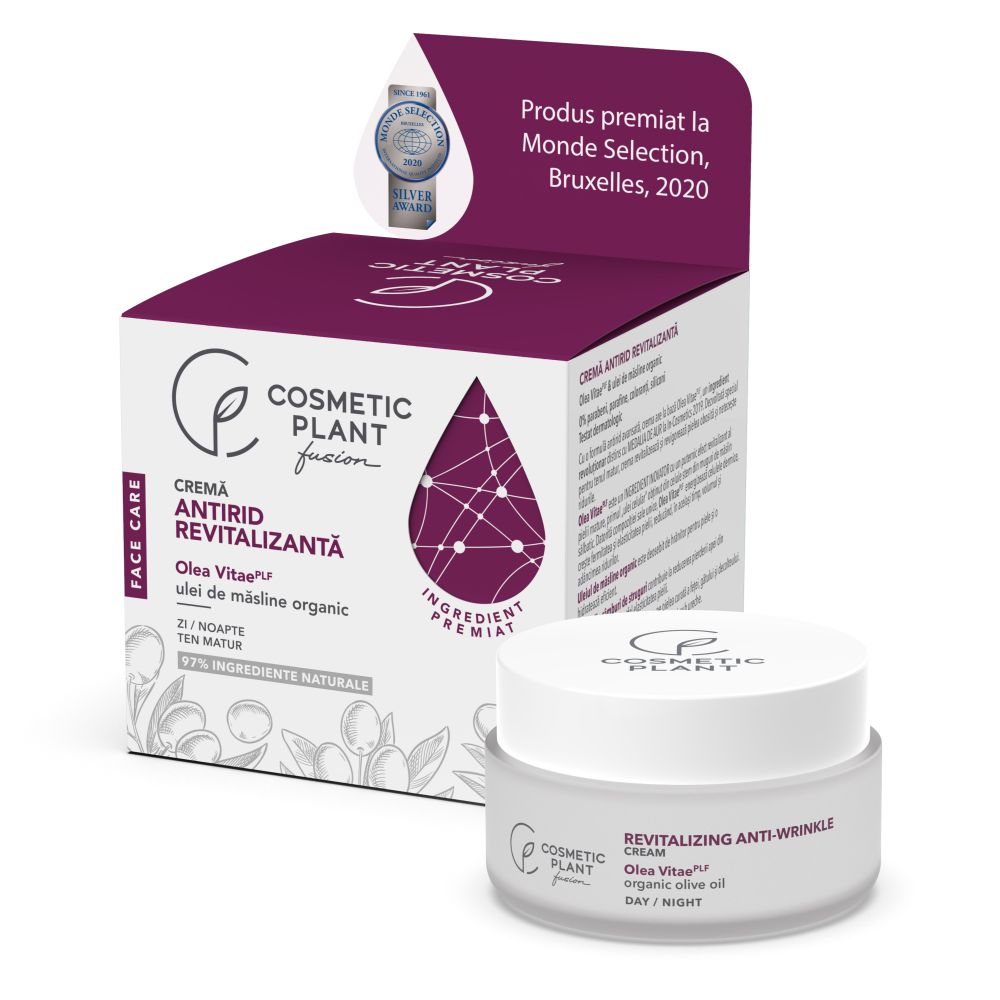 Crema antirid revitalizanta Face Care Olea Vitae, 50 ml, Cosmetic Plant