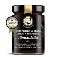 Crema proteica cu migdale cruncy Almondella, 350 g, Secretele Ramonei