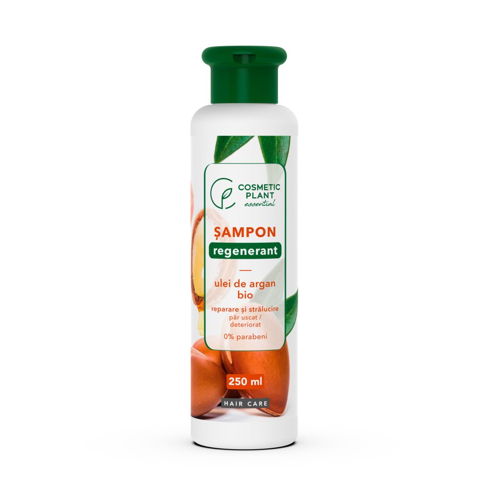Sampon hidratant regenerator cu ulei de argan Bio, 250 ml, Cosmetic Plant