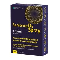 Spray cu vitamina D3, 4000UI, 50 ml, Sanience
