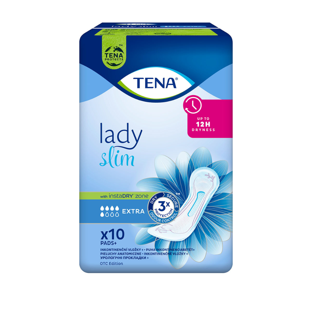 Absorbant pentru controlul incontinentei Lady Slim Extra, 10 bucati, Tena