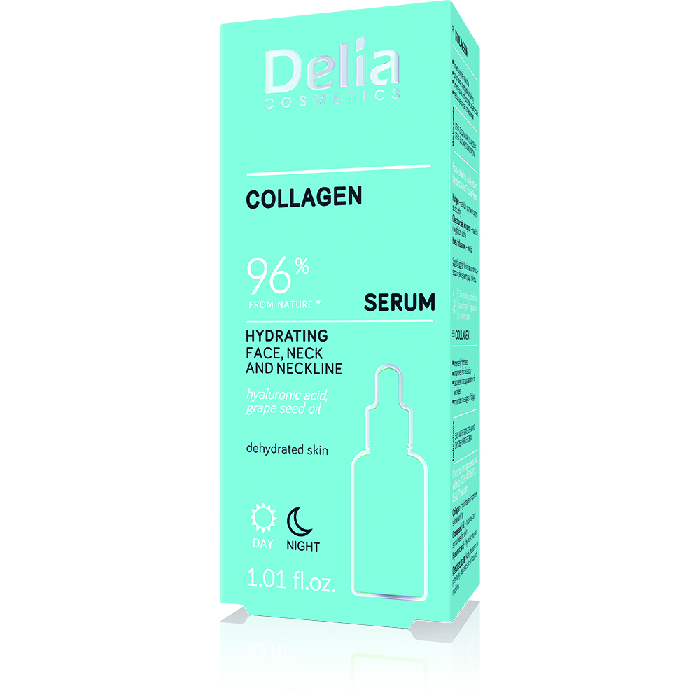 Ser hidratant Collagen Hydrating, 30 ml, Delia Cosmetics