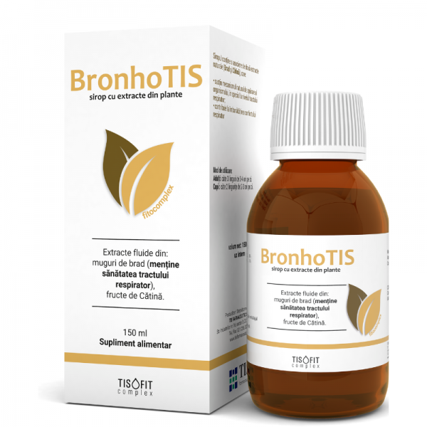 Sirop Bronhotis Tisofit, 150 ml, TIS
