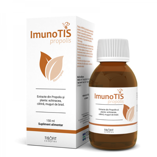 Sirop Imunotis Propolis Tisofit, 150 ml, TIS