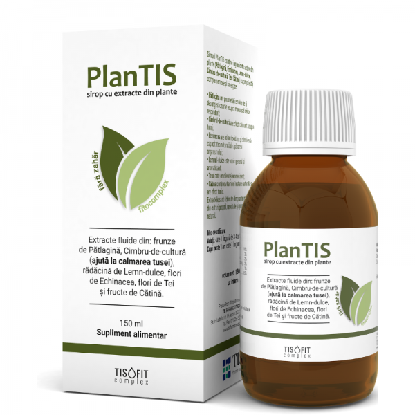Sirop Plantis Tisofit, 150 ml, TIS