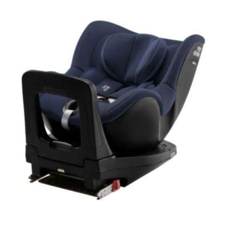 Scaun auto rotativ pentru copii Dualfix I-Size, 40-105 cm, Indigo Blue