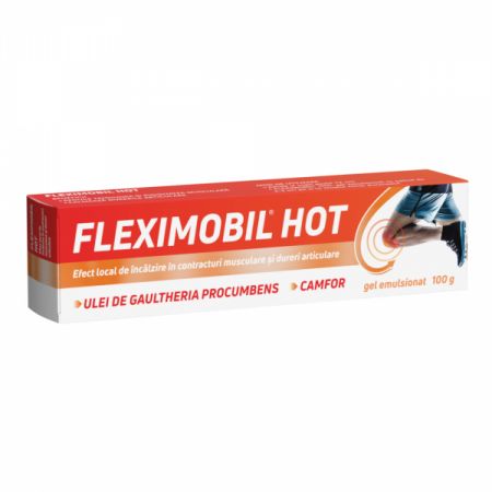 Gel emulsionat Fleximobil Hot, 100g, Fiterman