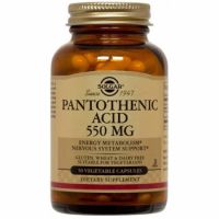 Acid Pantothenic 50 cps, 550 mg, Solgar