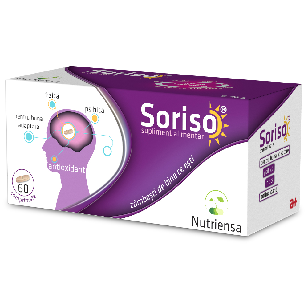 Soriso Nutriensa, 60 comprimate, Antibiotice SA