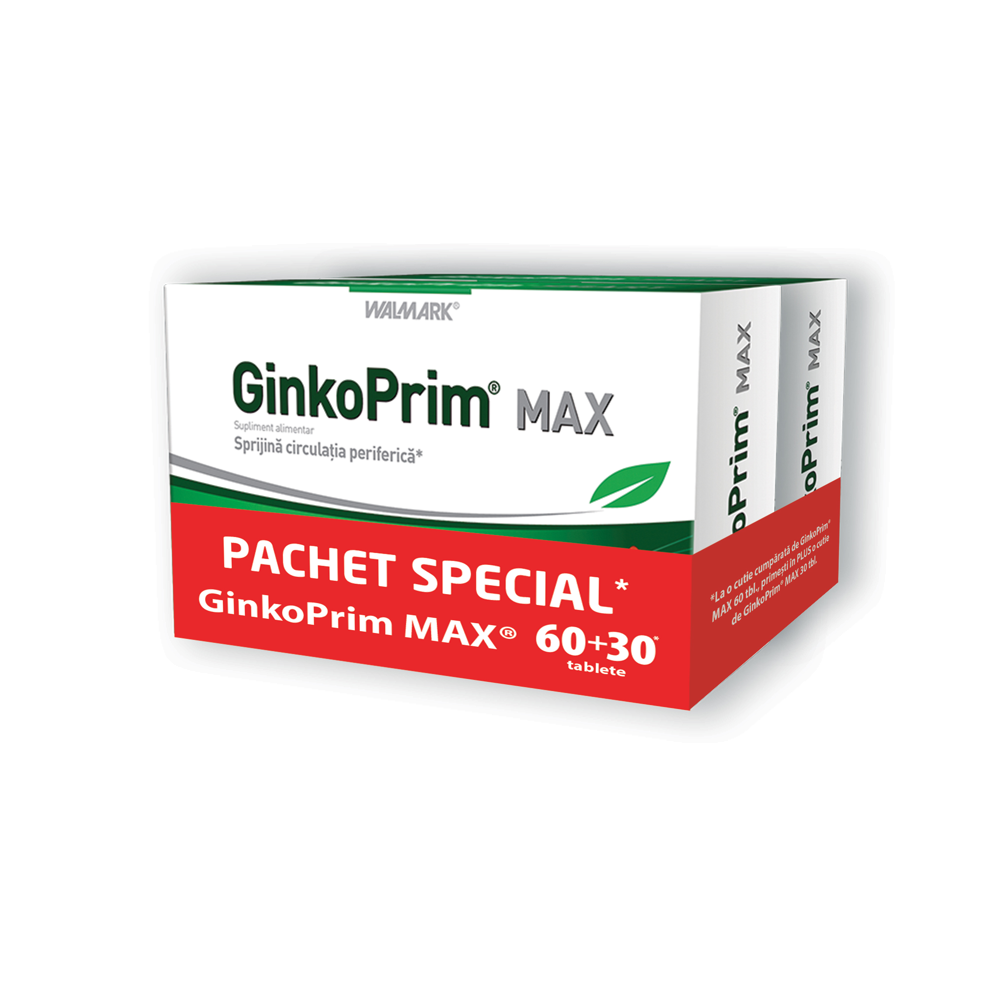 GinkoPrim Max, 60 + 30 tablete, Walmark