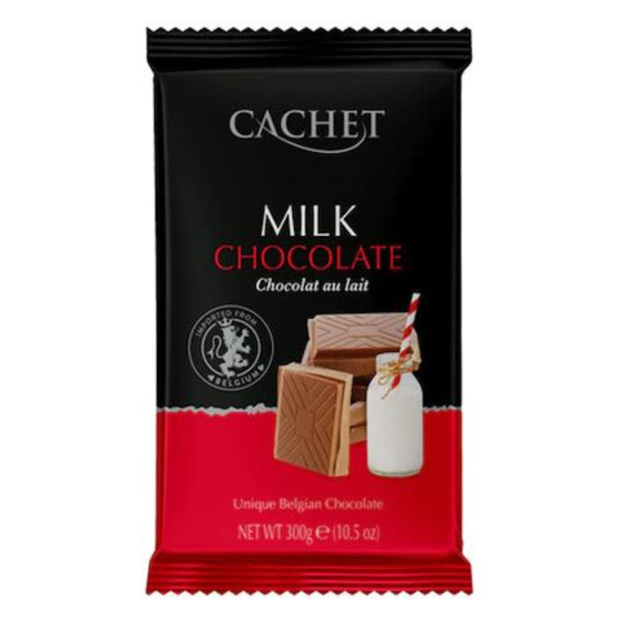 Ciocolata cu lapte, 300 g, Cachet