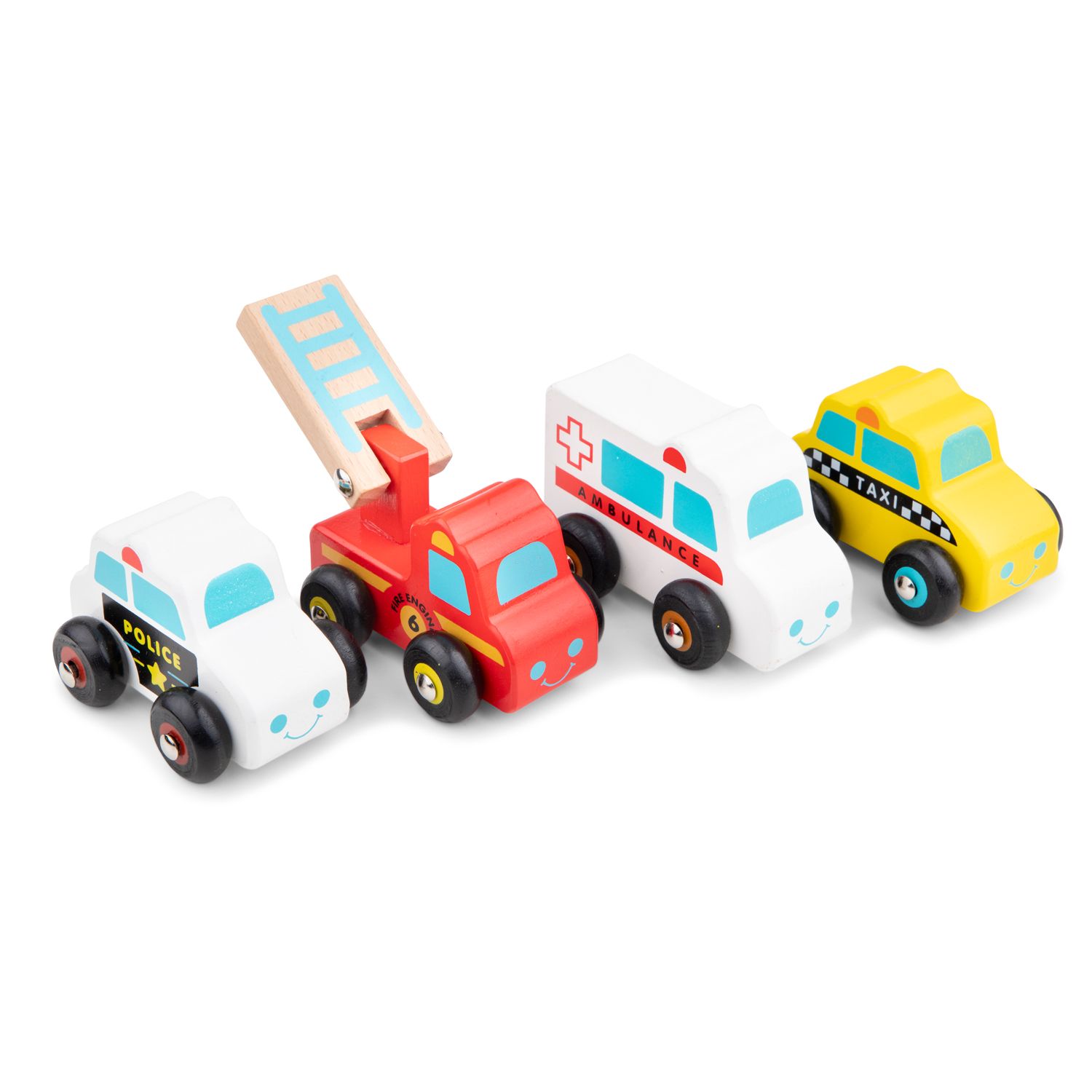 Set 4 vehicule, 18 luni+, New Classic Toys